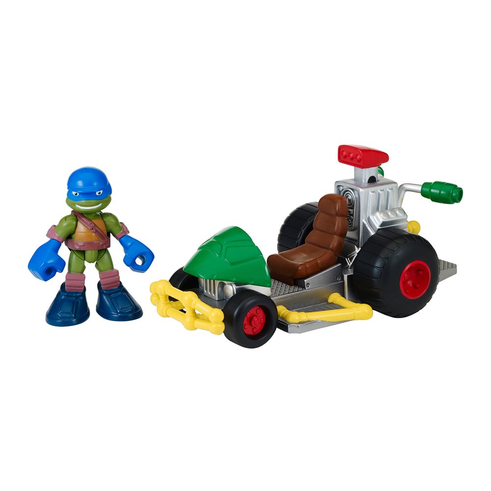 Teenage Mutant Ninja Turtles 14096701 14096701-Patrol Buggy with Racer Leo, Science Fiction Fantasy