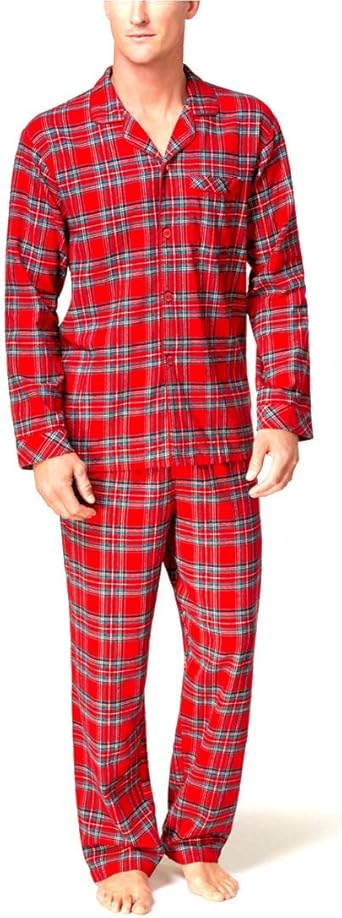 pijama cuadros navidad