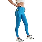 FlipBelt Women's Thermal Fleece-Lined Leggings with Built-in Running Belt with Pockets High-Waisted Moisture-Wicking