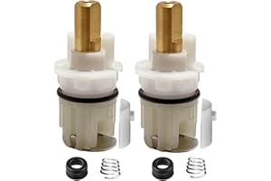 OwnLifeYF RP25513 Faucet Stem Assembly Replacement Kit, Compatible with Delta Handle Faucet Repair Kit with RP24096 Cartridge, RP4993 Seat and Spring, RP24097 Turn stop1/4, 2-piece set