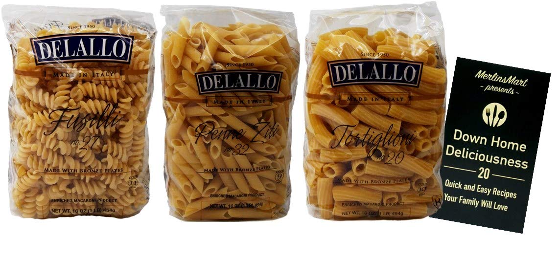 DeLallo Imported Italian Pasta 3 Shape Variety (1) each