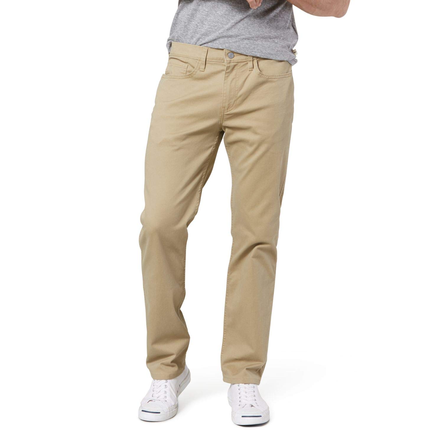 Dockers+Men%27s+Straight+Fit+Jean+Cut+Khaki+All+Seasons+Tech+Pants+ ...