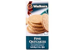 Walkers Shortbread Fine Oatcakes (Galettes D'Avoines Fines), 9.8-Ounce Boxes (Pack of 4)