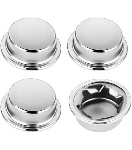 Alamic 5/8-Inch Push-on Cap Nuts – Zinc-Plated Spring Steel Axle Caps For Hand Trucks, Rolling Bins, And Lawn Wagons – 6-Pack