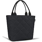 Gloppie Lunch Bag Women Lunch Box for Women Insulated Leakproof Lunch Tote for Work Loncheras Para Mujer Black