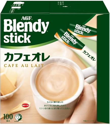Amazon.com : Blendy AGF Coffee Blendy Stick Cafe Au Lait Bitter