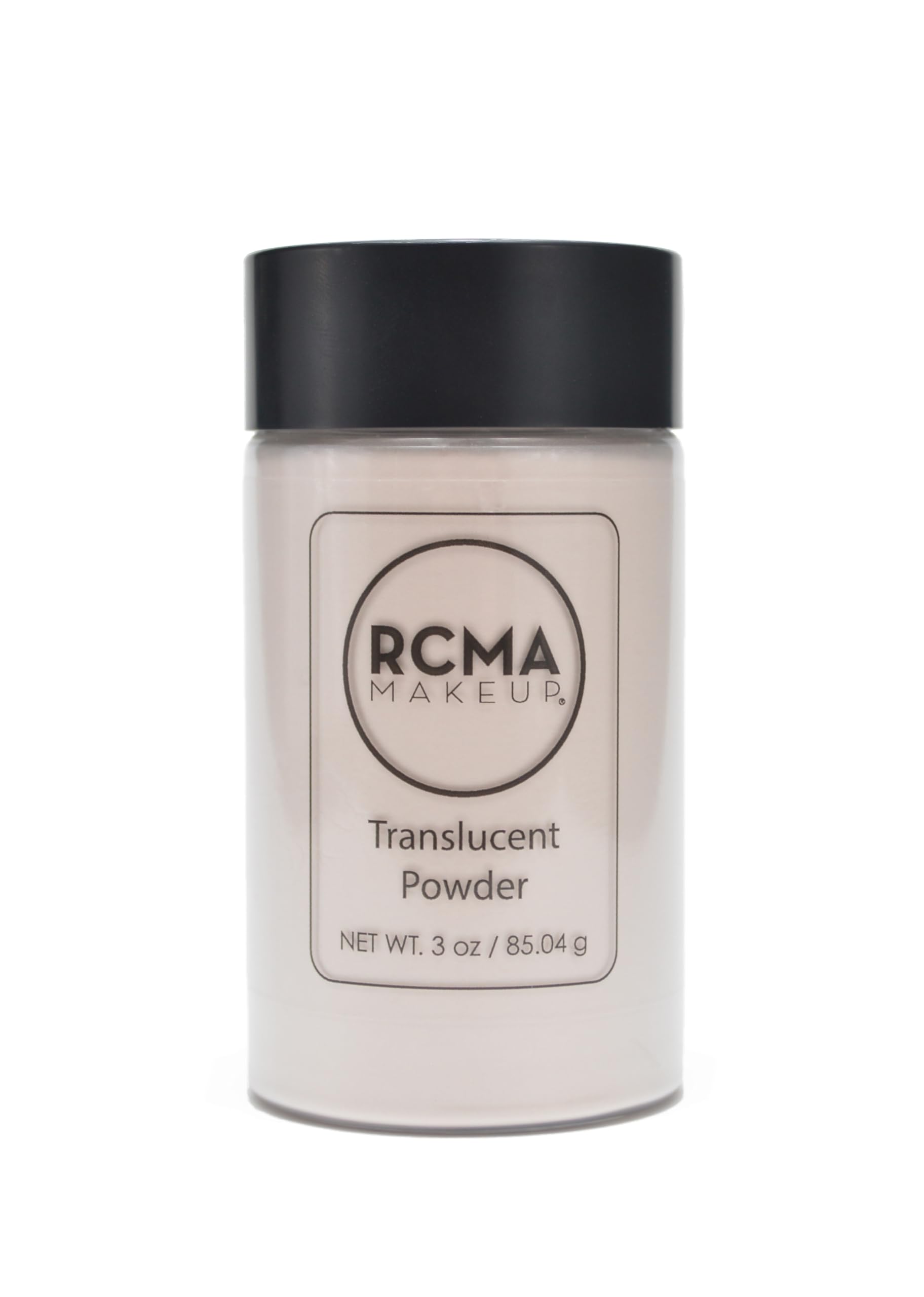 RCMA Makeup Translucent Loose Setting Powder, Face Powder for Setting Makeup, 3oz Shaker Top Bottle