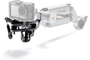 Tilta Shock Absorbing Head for Hydra Alien Mini | Titanium Gray | Compatible with GoPro & Lightweight Action Cameras | Reduces Micro Vibrations | Durable Aluminum & Rubber Construction