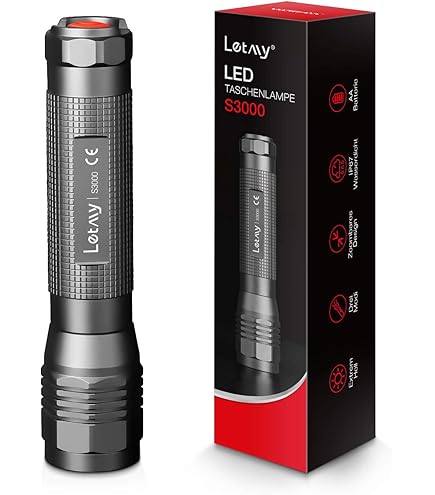 Lampe Torche LED Bell+Howell Tactorch – 80x Plus Lumineuse, 5 Modes, étanche (Neuf)