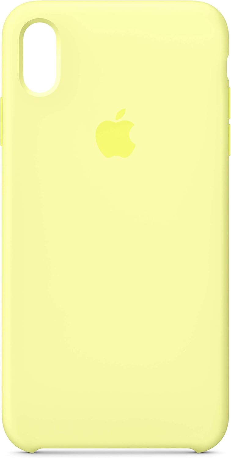 Amazon Com Iphone Xs Max Silicone Case Mellow Yellow