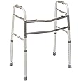 Days Bariatric Walker for Elderly and Handicapped, 700 lb Weight Capacity, Extra Wide Adjustable Walker with Heavy Duty Support and Dual Release Locking, Mobility Assist for Tall and Large Individuals