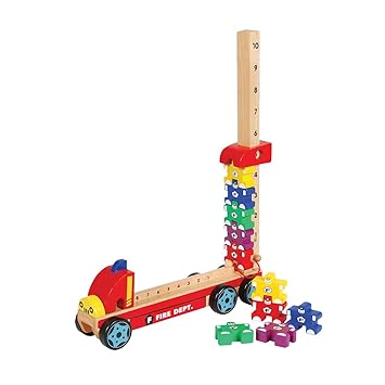 Brainsmith Counting Firemen -Brainsmith -Hand Eye Coordination - Fine Motor Skill - Concentration Building -Counting Skills - Brain Development - Birthday Gift - Child Safe Toys -