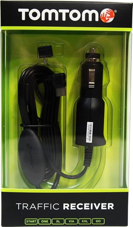 TomTom TMC-Empfänger und USB-Autoladegerät, inkl.Mini USB cable ( im Kabel integriert )