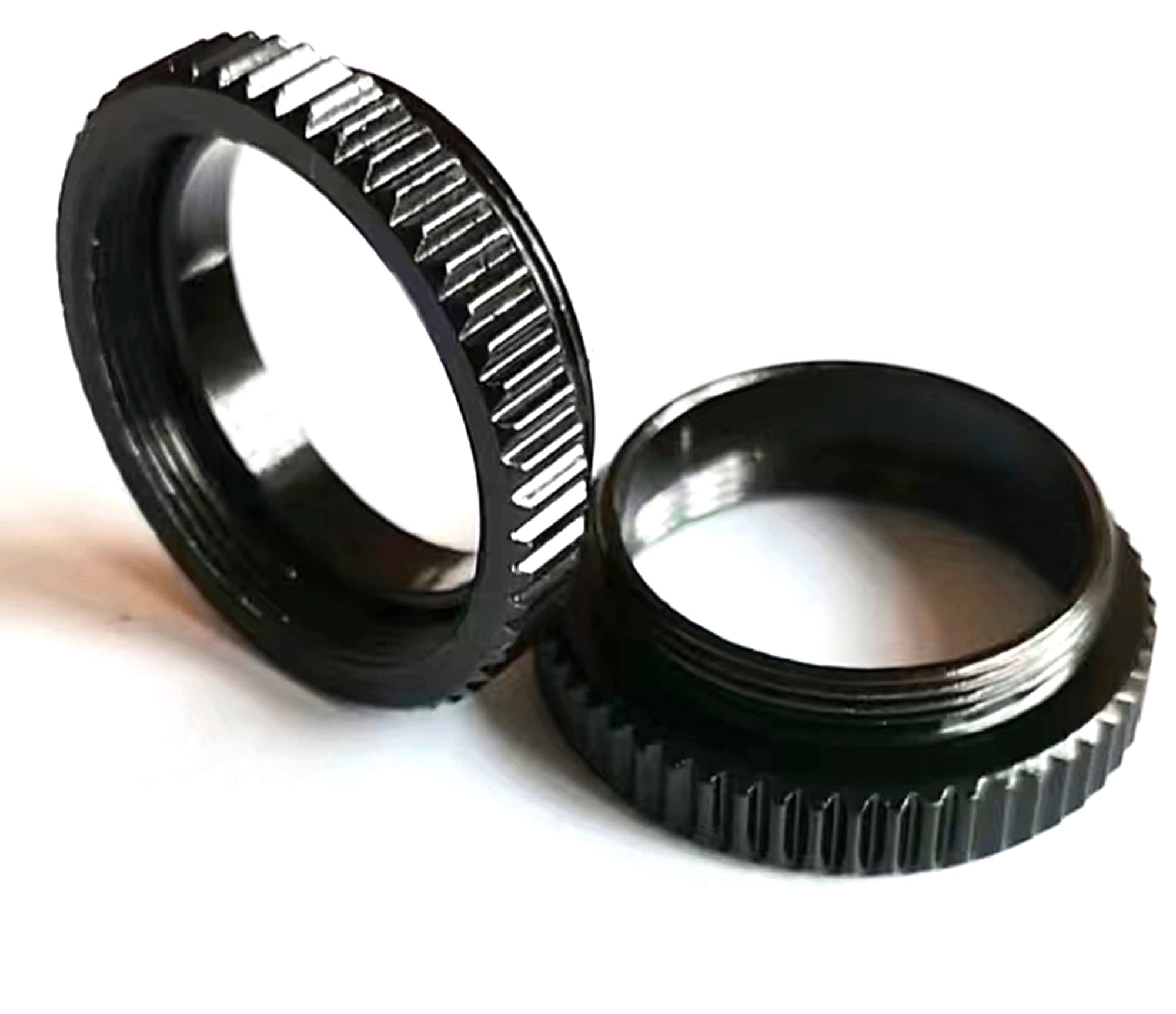 2x Metal 5mm Connec-tor Screw Video Camera Lens C-CS Mount Adapter Circle Rings For Increasing Distance Lens And Image Sensor Conversion Between C To CS Interface Photo-graphy Parts Accessories