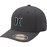 Hurley Men's Baseball Cap - Dana Point Cotton Ripstop Stretch Fitted Cap for Men with Gradient Embroidered Icon (Size: S-XL)