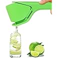 MIWOGA Lemon Squeezer, Easy Squeeze Manual Lemon Juicer, Lime Squeezer Folds Flat Design For Saving Space Storage, Effortless Hand Citrus Juicer for Lemon, Lime, Citrus, Orange, Fruits (Green)