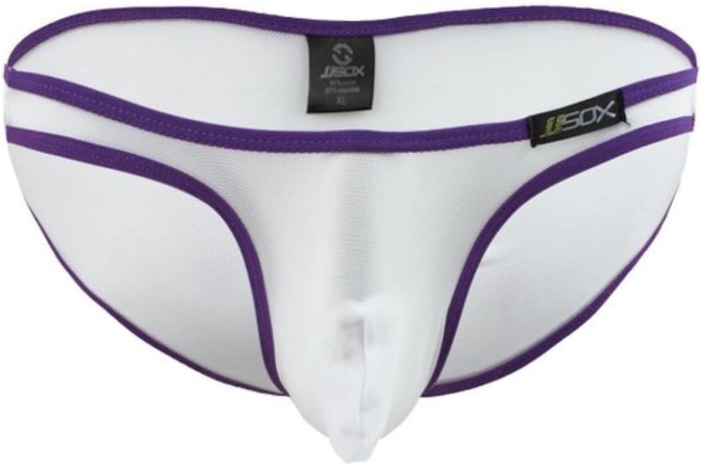 Abner Shop Men's Sexy Soft Underwear Sheer Transparent Brief Boxer Trunks Panty