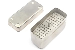 GS ONLINE G.S Endontic Box Stainless Steel 72 Holes Dental Instruments Best Quality