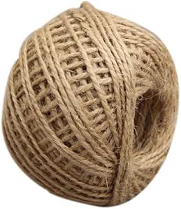 Cuerda de la Cinta Natural 50m Torcido de arpillera de Yute Guita