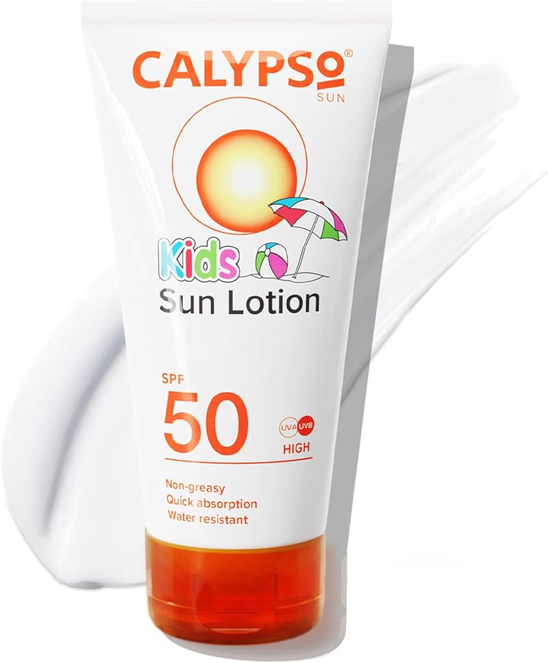 Calypso Australian Kids Sun Lotion SPF50 UVA UVB Photostable 125ml