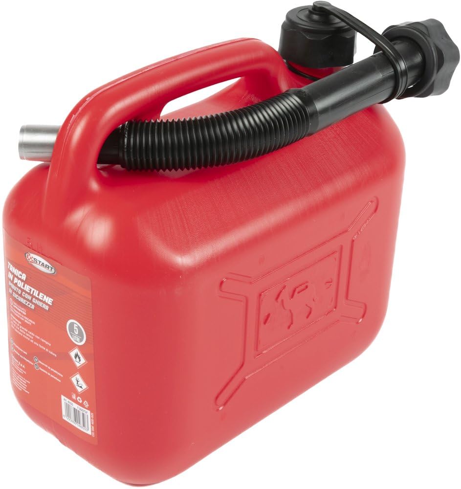 START Plastic Canister Lt 5 with Nozzle Maintenance and Emergency Car