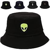 Cotton Bucket Hat for Women Men Summer Travel Sun Beach Bucket Cap, Unisex Outdoor Fisherman Hat