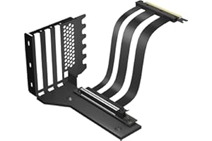 GLOTRENDS PCIe 5.0 3-Slot GPU Vertical Mount Bracket, RTX5090(Ti) RX9070(XT) GPU Ready, Fully Open 7-Slot PCIe/PCI Bracket Pa