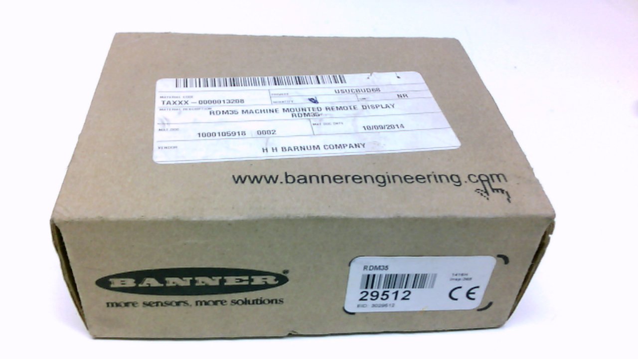 Banner Rdm35 Ivu Remote Display Rdm35 Amazon Com Industrial