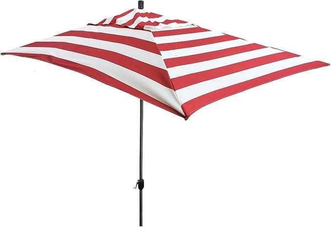 Amazon Com Escada Designs 10 X 6 Red White Stripe Rectangular