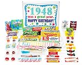 Woodstock Candy ~ 1948 72nd Birthday Gift Box Nostalgic Retro Candy Mix from Childhood for 72 Year Old Man or Woman Born 1948