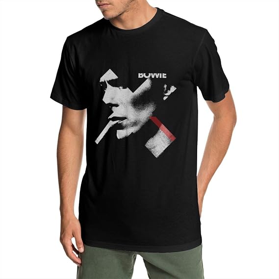 Amazon Co Jp David Bowie デヴィッド ボウイ 1 メンズ Tシャツ インナーシャツ メンズ 半袖 クルーネック Tシャツ 春 夏 秋 冬 シンプル オリジナル ファッション トップス 服 ファッション小物