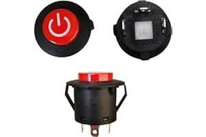 LANYINDI 2 Pcs Power Button Switch Push Start Replacement Parts for Kids Ride On Toy Car Electric Wheels Trax Replacement Part Powered Switch Jeep SUV Trax Truck