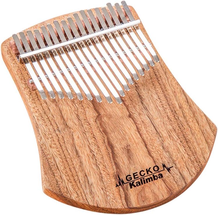 GECKO Kalimba 17 Keys Kalimba African Camphor Wood Thumb Piano Finger Percussion Thumb Piano with Tuner Hammer Gig Bag