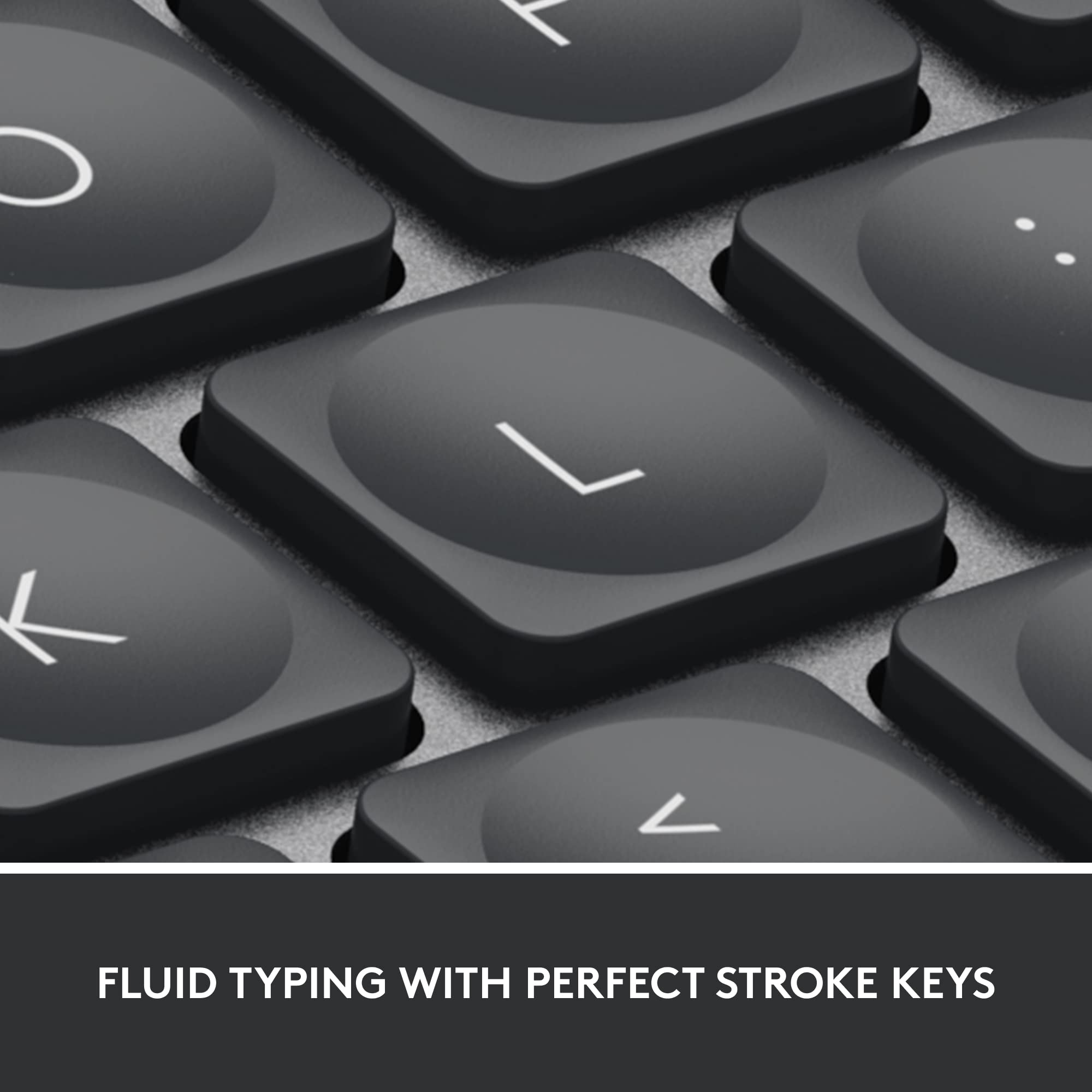 Logitech MX Keys Mini Keyboard and Lift Vertical Ergonomic Mouse Combo - Wireless, Backlit Keys, Bluetooth or Logi Bolt USB receiver, Quiet, Windows/macOS/iPadOS, Laptop, PC - Graphite