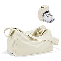 Small Gym Bag with Shoe Compartment, Workout Sport