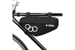 HUIOP Bike Triangle Bag, Bicycle Front Frame Tube Bag, MTB Cycling Tool Accessories Storage Bag, Pouch