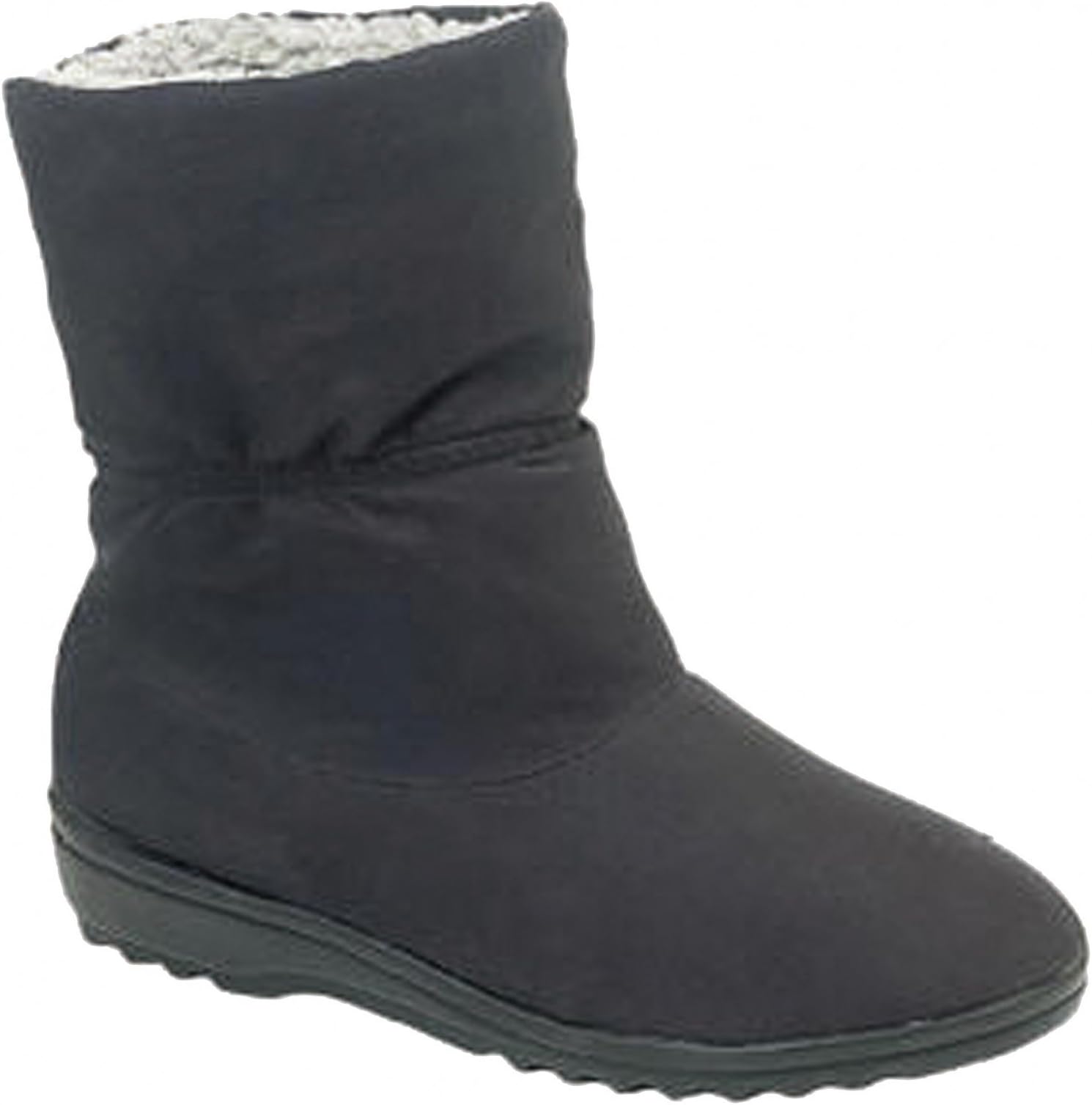 Blizzard Boots Storm Waterproof Boot / Ladies Boots / Textile/Weather Wellingtons (5 UK) (Black)