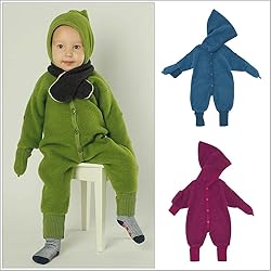 Ecoable Baby Fleece Snowsuit: Thermal Footed