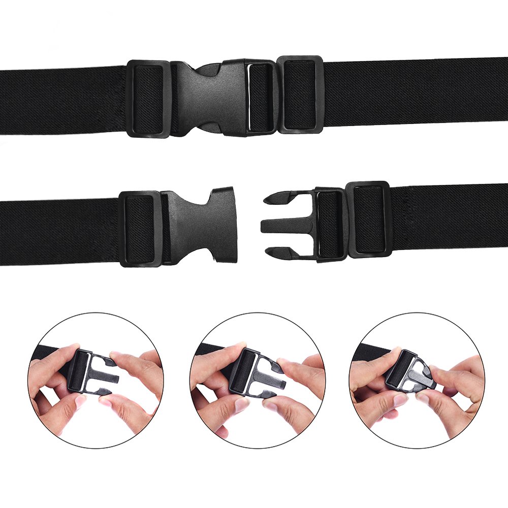 wifun Running Belt for Mens and Womens with Adjustable fastener,Sweat Resistant Waist Pack, Two Pockets Smartphone and Money Belt suit for Running Fitness,Climbing,Walking,Cycling,Hiking