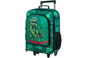 AGSDON Kids Luggage for Boys Girls, Cute Rolling Wheels Suitcase for Children Toddler