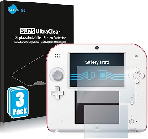 Savvies Screen Protector Compatible With Nintendo 2ds Amazon Co Uk Electronics
