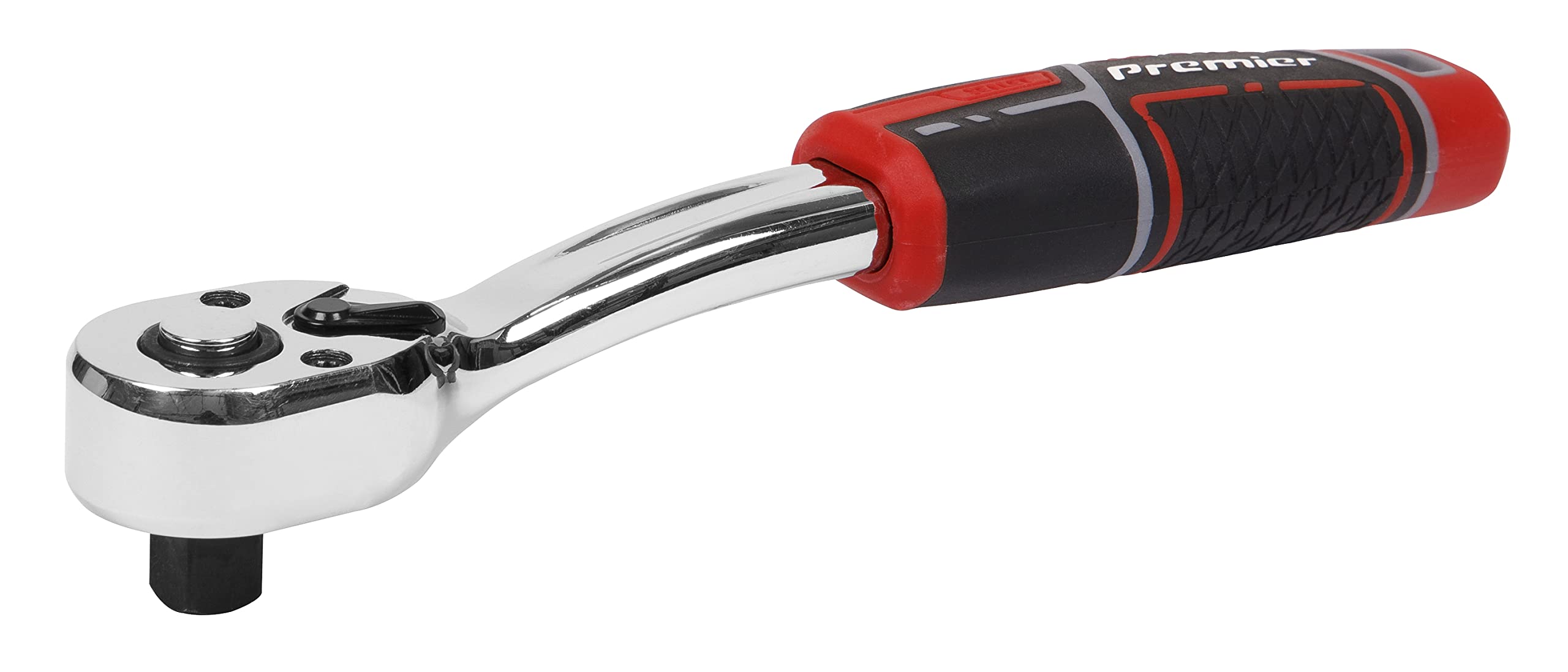 Sealey Premier Pear-Head Offset Ratchet Wrench 3/8" Sq Drive with Flip Reverse - AK8938