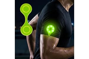 Night Running reflection clip 1 Piece - High-Visibility Warning Portable Adhesive for Cycling Hiking Walking Camping, Outdoor