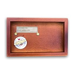BinkeGG Wooden Hollow Out Wind up Music Box Jewelry