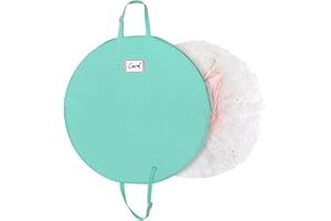 Univivi 30 inch Tutu Bag with Gusset Waterproof Oxford Foldable Dance Garment Bag with Handle,Inner Hold Buckle Strap Portabl