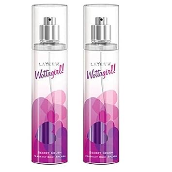 Layer'r Wottagirl Secret Crush Fragrant Body Splash, 135ml (Pack of 2)