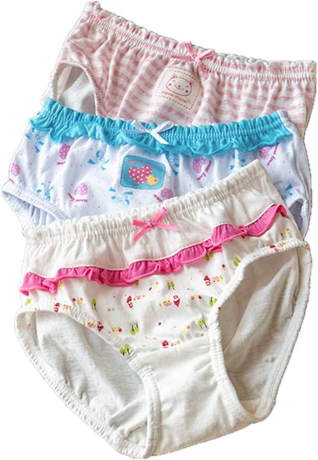 JIEYA Baby Girls Boys Underwear Briefs Bloomers,Organic Cotton,3 Pack
