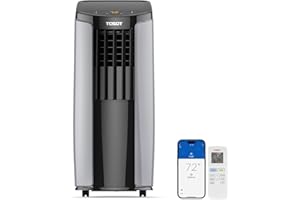 TOSOT 9,700BTU (5,000 BTU SACC) Portable Air Conditioner, Smart Wifi Control, AC Unit with Dehumidifier, Fan, Window Kit for 