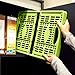 CleverMade CleverCrates 32 Liter Collapsible Storage Bin/Container: Grated Wall Utility Basket/Tote, Kiwi Green