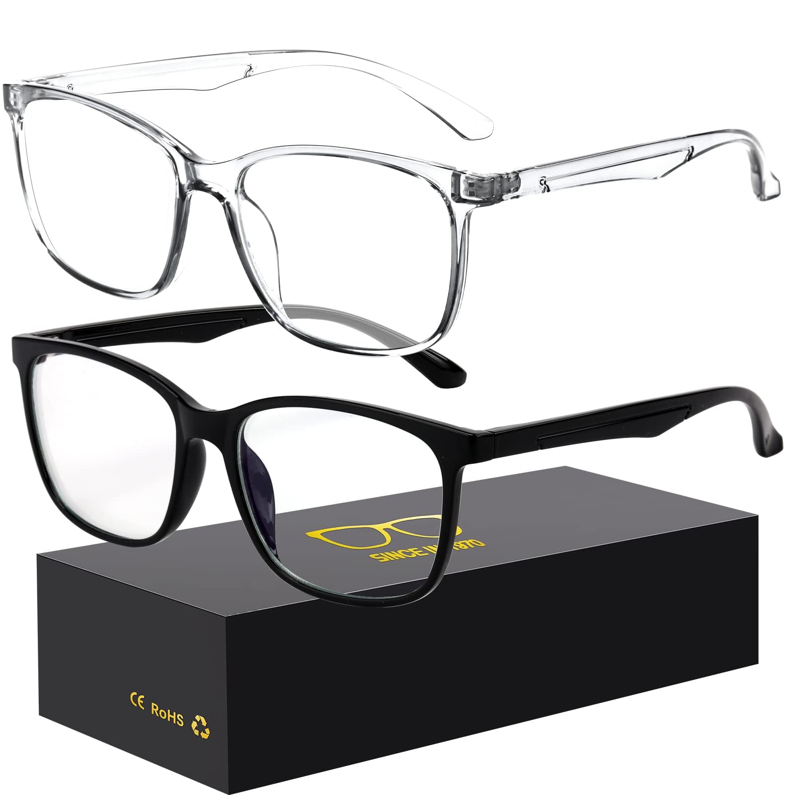 Photo 1 of Oilway Blue-Light Blocking Glasses Computer Reading/Gaming/TV/Phones Glasses Fashion Anti Eyestrain UV Glasses for Women Men